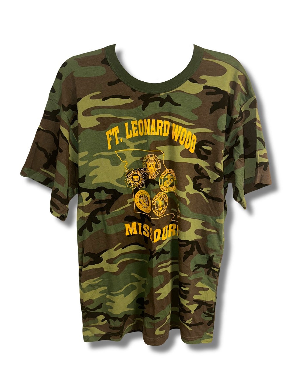 Ft. Leonard Wood, MO Camouflage Tshirt